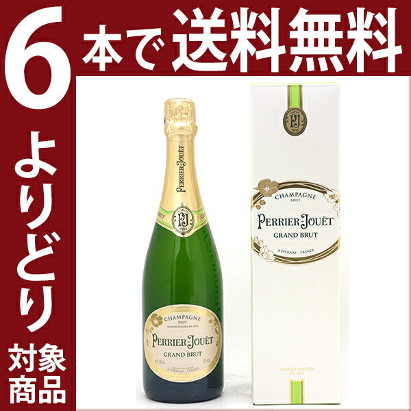 グラン・ブリュット　ギフト箱付き　並行品＊　750ml（ペリエ・ジュエ）（シャンパーニュ）白【シャンパン コク辛口】【ワイン】【GVD】【RCP】【wineday】^VAPJ05Z0^