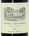 [2008]　シャトー・サン・ピエール　 750ml　（サンジュリアン第4級）　赤ワイン【コク辛口】【楽ギフ_のし宛書】 【YDKG】円高還元
