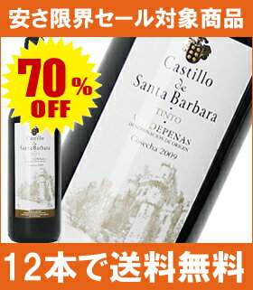 【12本で送料無料】[2009]　サンタ・バーバラ　 ティント　750ml　（フェルナンド・カストロ）赤ワイン【辛口】【楽ギフ_のし宛書】【YDKG】円高還元