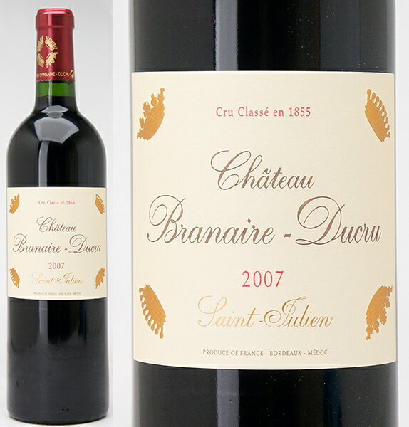 [2007]　シャトー ブラネール デュクリュ　　750ml　（サンジュリアン第4級）赤ワイン【コク辛口】 【ワイン】【GVA】【AB】^ACBD01A7^