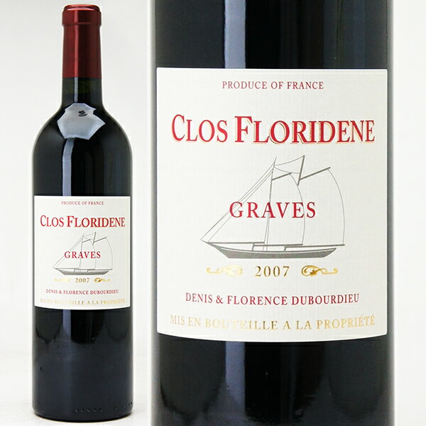[2007]　クロ フロリデーヌ　ルージュ　　750ml（グラーヴ）赤ワイン【コク辛口】【GVA】【ワイン】【AB】^AICF01A7^