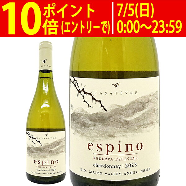 [2023] エスピノ シャルドネ 750ml カーサ フェーブル / ウィリアム フェーブル(チ...