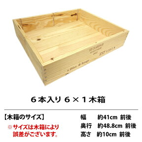 40 ワイン 木箱 6本入り用 6本×1段 ワイン ^ZNWOOD40^