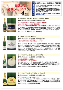 ワインセット 送料無料衝撃コスパ!金賞入り超豪華シャンパン4本セット 第36弾 ワイン ギフト パーティ 料理に合う 安くて美味しい^W0CX36SE^