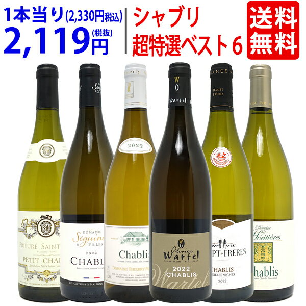 ワイン ワインセット地元シャブリ101蔵激突 超特選ベスト白6本セット 送料無料 飲み比べセット ギフト W0C667SE