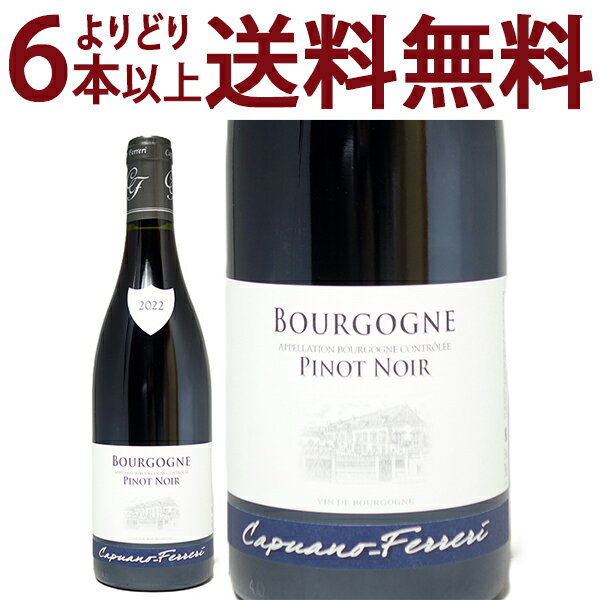 樂天商城 - よりどり6本で送料無料[2022] ブルゴーニュ ルージュ ピノ ノワール 750ml カピュアノ フェレリ赤ワイン コク辛口 ワイン ^B0ANPN22^