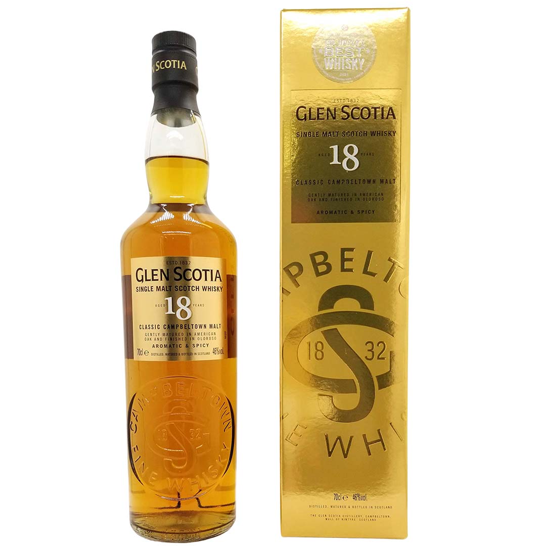 グレン スコシア 18年 シングル モルト 46度 箱付 700ml 並行品 スコッチウイスキー キャンベルタウン ..