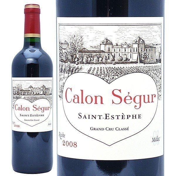 [2008] シャトー カロン セギュール 750ml (サンテステフ第3級 ボルドー フランス)赤ワイン コク辛口 ワイン ^AACS01A8^