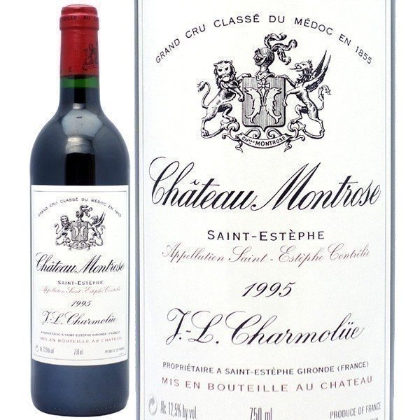 [1995] シャトー モンローズ 750ml (サンテステフ第2級 ボルドー フランス)赤ワイン コク辛口 ワイン ^AAMT0195^