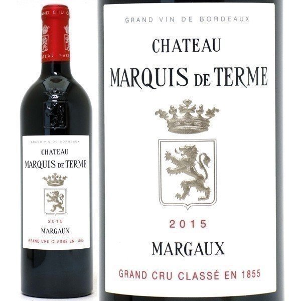 [2015] シャトー マルキ ド テルム 750ml (マルゴー第4級 ボルドー フランス)赤ワイン コク辛口 ワイン ^ADMT0115^のサムネイル