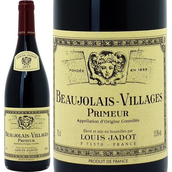 I [2021] ボジョレー ヴィラージュ プリムール 750ml ルイ ジャド ≪航空便≫ヌーヴォー 赤ワイン 辛口 ヌーボー 新酒 ^B0JLBV21^のサムネイル