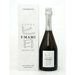 [2009] キュヴェ UMAMI旨 グラン クリュ エクストラ ブリュット 箱付 750ml ゾエミ ド スーザ(シャンパン フランス シャンパーニュ)白泡 コク辛口 ワイン ^VASZ55A9^