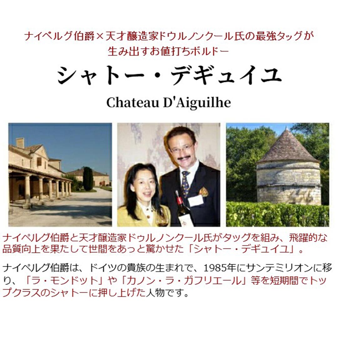 [2017] シャトー デギュイユ 750ml (カスティヨン/コート ド ボルドー フランス)赤ワイン コク辛口 ワイン ^ANDL0117^ veritas-10065013 ヴェリタス〜輸入直販ワイン専門店 サンプル画像2