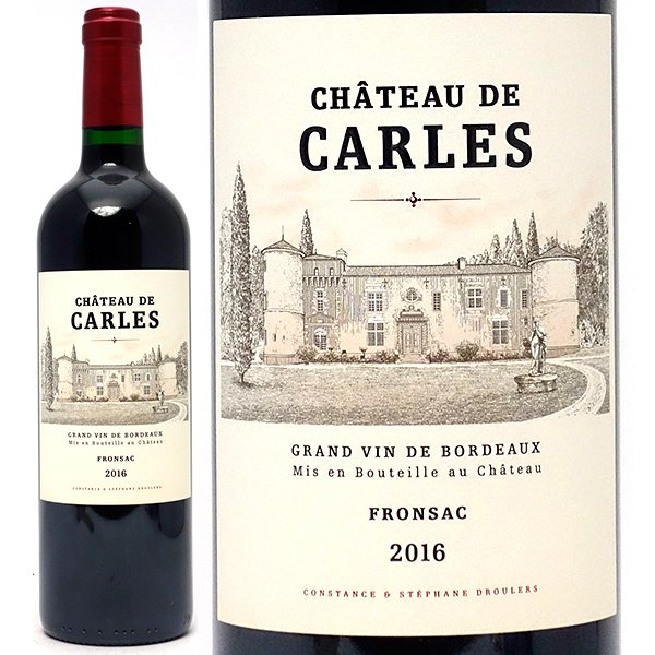  シャトー ド カルル 750ml (フロンサック ボルドー フランス)赤ワイン コク辛口 ワイン ^ANHR2116^