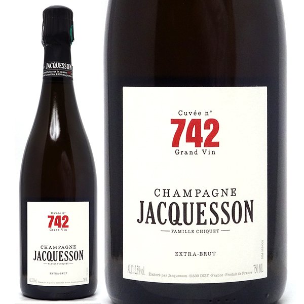 ジャクソン エクストラ ブリュット キュヴェ 742 箱なし 750ml シャンパン フランス シャンパーニュ 白泡 コク辛口 ^VAJQ45C2^