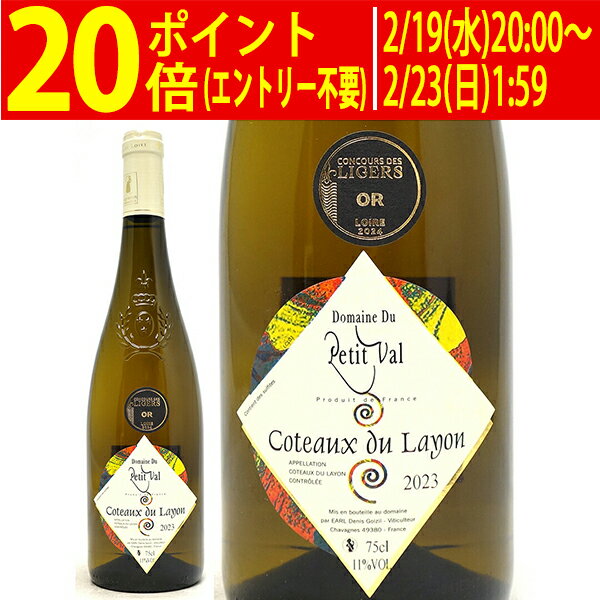 よりどり6本で送料無料[2023] コトー デュ レイヨン 750ml ドメーヌ デュ プティ ヴァル(ロワール フランス)白ワイン 貴腐 コク極甘口 ワイン ^D0PVCL23^