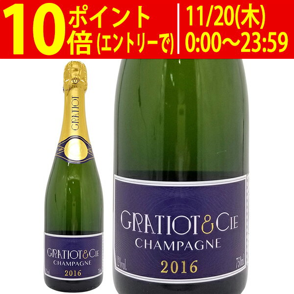 よりどり6本で送料無料グラシオ エ シー No.4 ブリュット ミレジム [2016] 750ml アルマナック(シャンパン フランス シャンパーニュ)白泡 コク辛口 ^VAGGAM16^