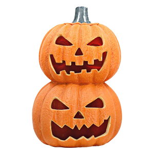 VeroMan ハロウィン パンプキン かぼちゃ ジャック・オー・ランタン 装飾 デコレーション LEDライト 電池式 お化け屋敷 文化祭 学園祭 タイプE