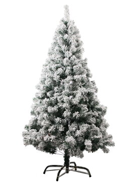 [180cm] VeroMan クリスマスツリー スノーホワイト 雪化粧 オーナメント セット