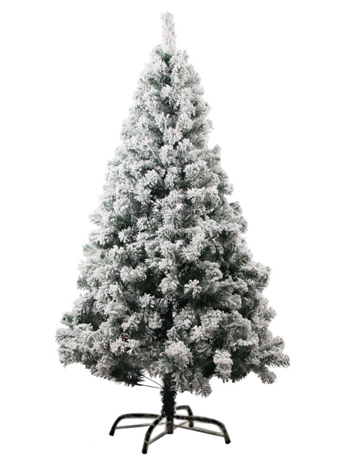 [270cm] VeroMan クリスマスツリー スノーホワイト 雪化粧 オーナメント セット