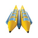 [8人乗り] VeroMan バナナボート トーイングチューブ インフレータブル 空気入れ ロープ付き