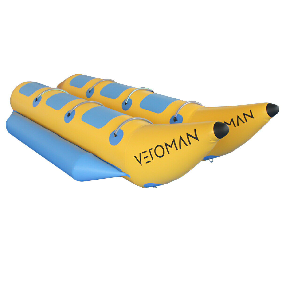 商 品 詳 細 ブランド VEROMAN セット内容 ・バナナボート ・ロープ 素材 PVC 100% サイズ 6人乗り 約長さ3.6m × 幅1.7m カラー イエロー＋ブルー 特徴 1、SNSで話題沸騰中。子供も大人もゆったり乗れるフロート。海やプールで大活躍。 2、耐摩耗性、引裂抵抗、良好な気密性、高強度および耐久性を有するバナナボートです。 3、池や湖、海でも楽しめる完璧な製品。 大人〜子どもまでみんなで楽しめます。 検索キーワード マリンスポーツ ウォータートイ ジェットスキー 水上スキー 水上バイク マリンレジャー ボート フロート スノーバナナ プール 水遊び うきわ 海 浮輪 可愛い おしゃれ 面白 ビーチ リゾート SNS インスタ ナイトプール ※商品はモニターの発色によって実際のものと色が異なる場合がございます 。 ※仕様・デザインは予告なく変更することがあります。 ※計測の仕方によって、長さ、幅の数字が多少前後することがございます。 関連商品[5人乗り / ブルー] VeroMan バナナボート トーイングチュ...[5人乗り] VeroMan バナナボート トーイングチューブ インフ...[4人乗り] VeroMan バナナボート トーイングチューブ インフ...64,800円64,800円57,800円[3人乗り] VeroMan バナナボート トーイングチューブ インフ...[4人乗り] VeroMan バナナボート ブルー トーイングチューブ...[全長約5m] VeroMan 超巨大 乗れる浮き輪 ユニコーン ペガ...49,800円57,800円49,800円VeroMan 船外機 エンジン 3.5馬力 2ストローク モーター ...VeroMan プールポンテーブル ビアポンテーブル インフレータブル...[5人乗り] VeroMan 雪上 バナナボート スノーラフティング ...47,777円2,980円74,800円商 品 詳 細 ブランド VEROMAN セット内容 ・バナナボート ・ロープ 素材 PVC 100% サイズ 6人乗り 約長さ3.6m × 幅1.7m カラー イエロー＋ブルー 特徴 1、SNSで話題沸騰中。子供も大人もゆったり乗れるフロート。海やプールで大活躍。 2、耐摩耗性、引裂抵抗、良好な気密性、高強度および耐久性を有するバナナボートです。 3、池や湖、海でも楽しめる完璧な製品。 大人〜子どもまでみんなで楽しめます。 検索キーワード マリンスポーツ ウォータートイ ジェットスキー 水上スキー 水上バイク マリンレジャー ボート フロート スノーバナナ プール 水遊び うきわ 海 浮輪 可愛い おしゃれ 面白 ビーチ リゾート SNS インスタ ナイトプール ※商品はモニターの発色によって実際のものと色が異なる場合がございます 。 ※仕様・デザインは予告なく変更することがあります。 ※計測の仕方によって、長さ、幅の数字が多少前後することがございます。