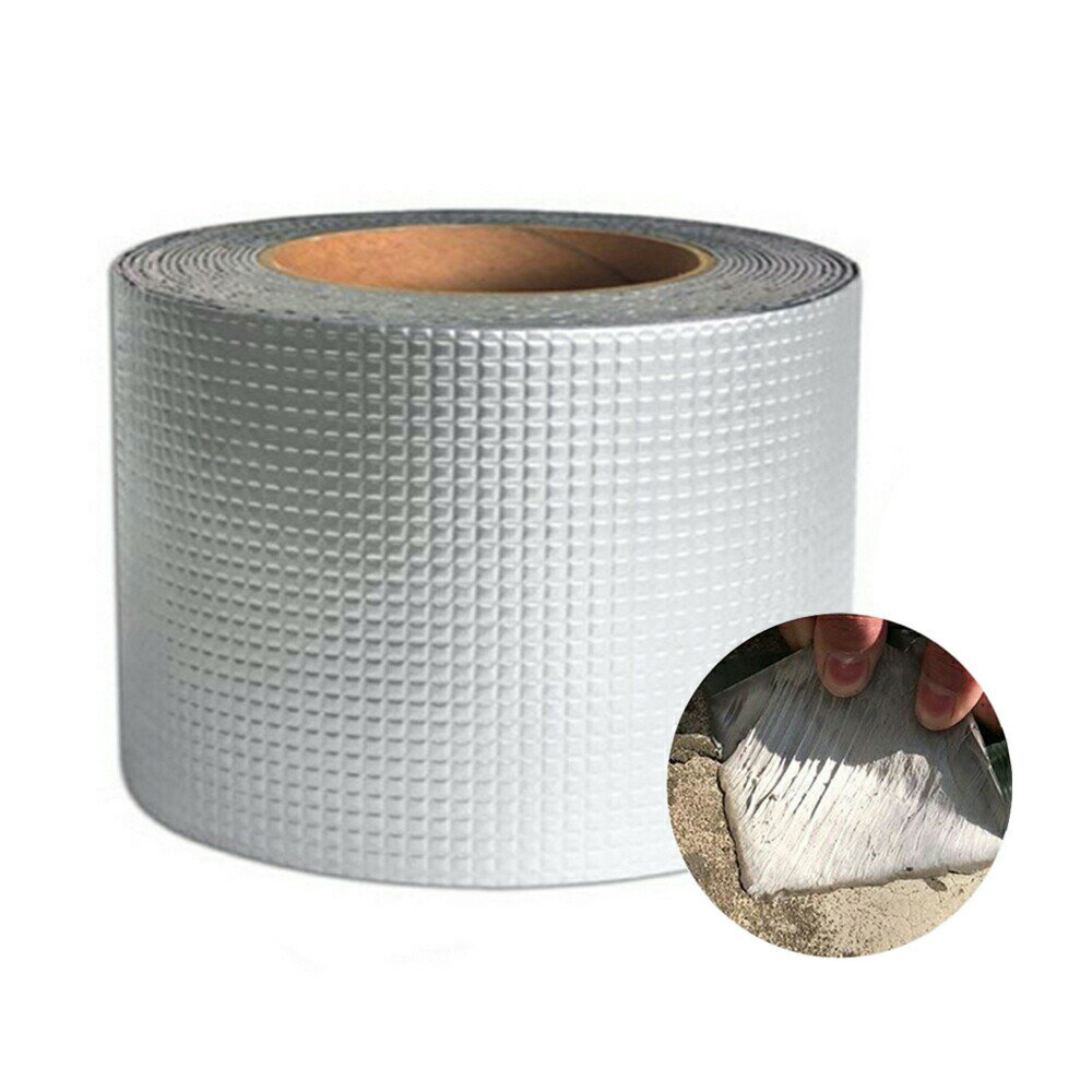 [15cm×5M] VeroMan 防水テープ 補修テープ ブチルテープ 粘着テープ ダクトテープ 防水 耐熱 配管 水漏れ 屋外対応 多用途