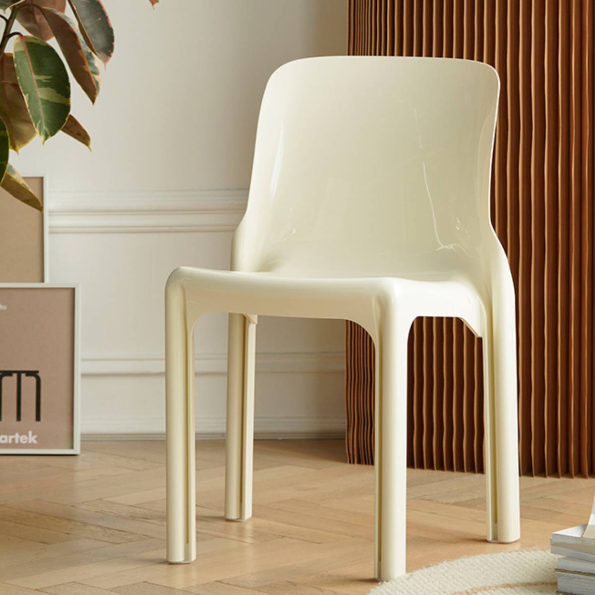 VeroMan チェア 椅子 プラスチィック キュート カラフル シンプル モダン レトロ 韓国インテリア 全4色