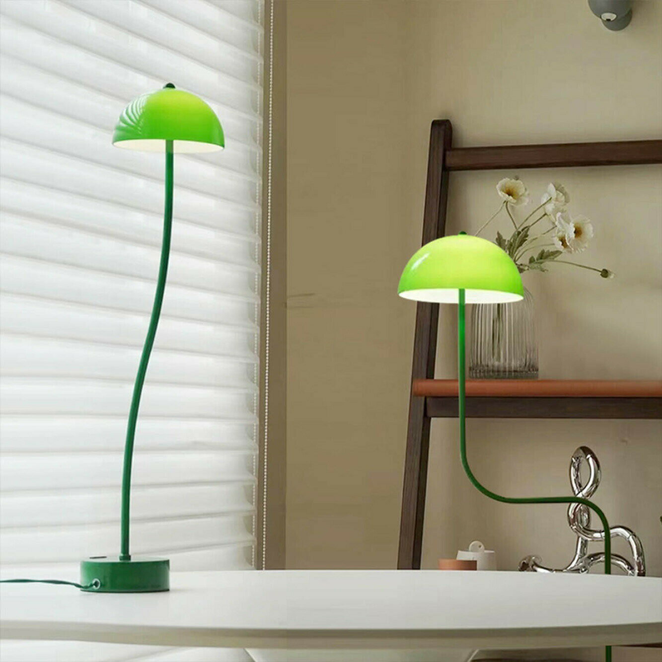 VeroMan ライト テーブルライト グリーン ドーム ランプ みどり 植物の型 ナイトライト 卓上ライト 照明 間接照明 シンプル モダン レトロ 韓国インテリア