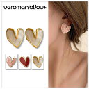 VeroMan BIJOU+ 両耳用 パール ピアス ゴールド ぶら下がり レディース ファッションジュエリー フープピアス 上品 ヴィンテージ風 韓国アクセサ...