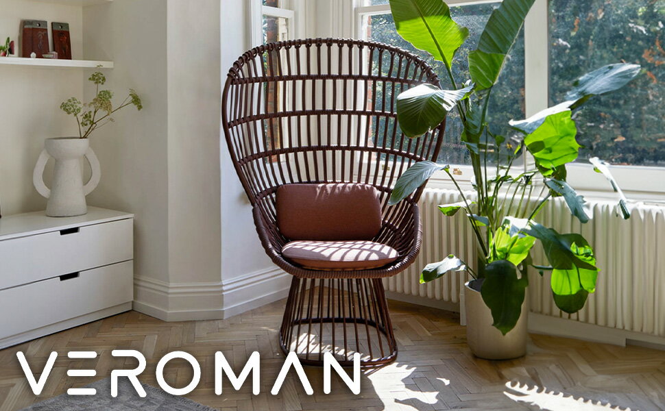 VeroMan ラタン編みチェア ラタン編み