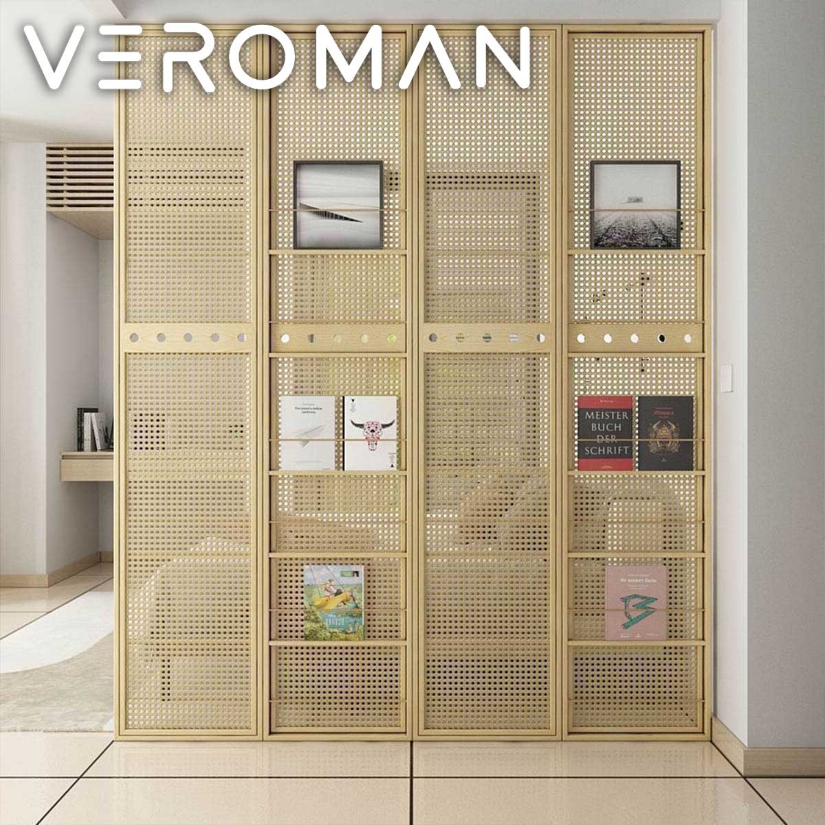 VeroMan パーテーション クロスパーテーション 仕切り間 衝立 スクリーン ブラインド レトロ アンティ..