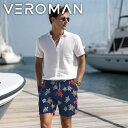 VeroMan メンズ サーフパンツ 水着 速乾 ショートパンツ UVカット 海水浴 スポーツ用 夏用 ボードショーツ インナー付き 夏用スイムパンツ