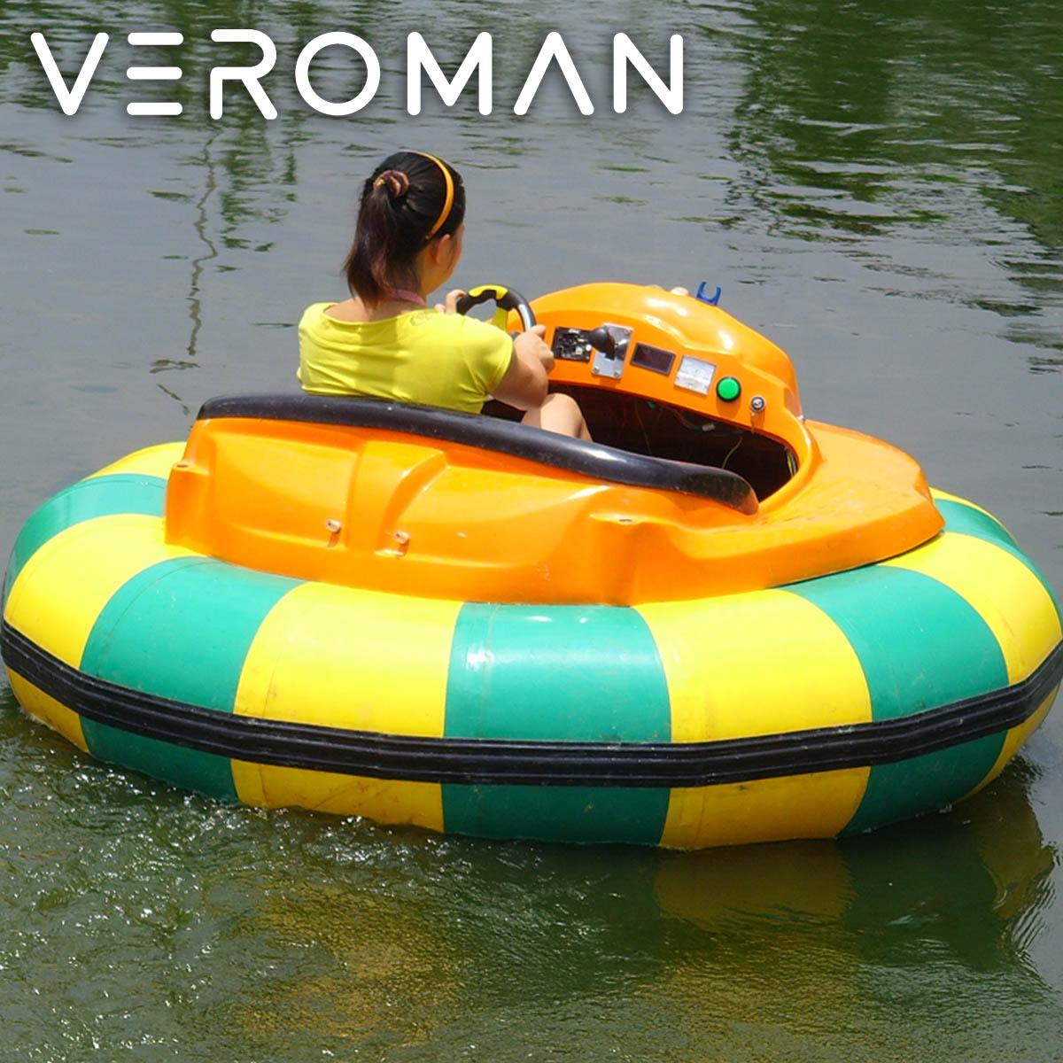 VeroMan 電動式ボート 電動 水上ボート 水上 ボート 巨大浮きボート 海 川 公園 水上公園 池 泉 デート