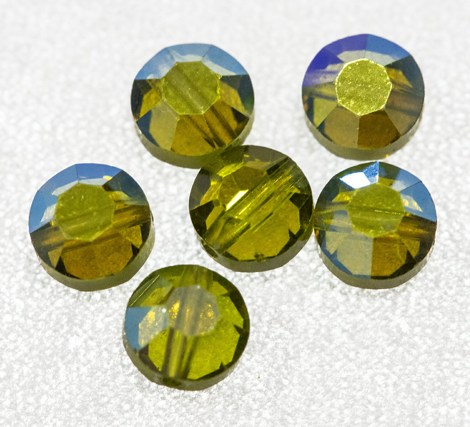 ヴィンテージ スワロフスキー ビーズ オリバインAB #5100 5ミリ 6個 ビーズパーツ アクセサリーパーツ スワロ