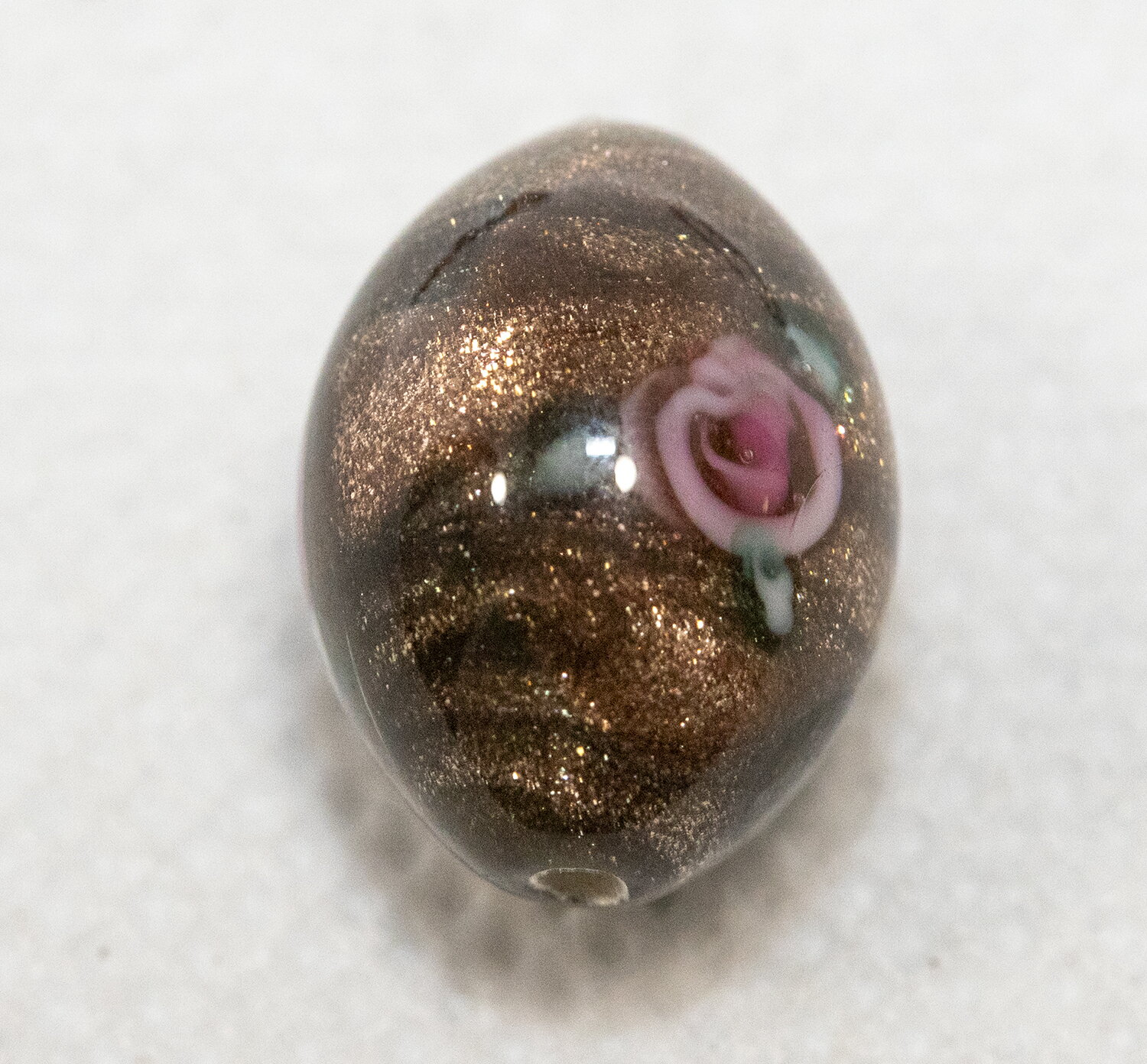 ボヘミアンビーズ チェコローズ クラシック オーバル 大 クリスタル チェコビーズ ビーズパーツ アクセサリーパーツ