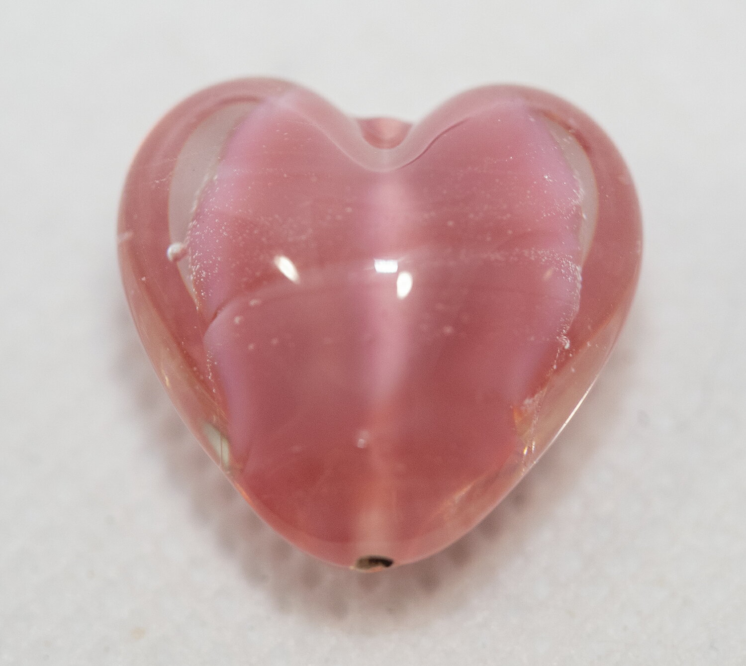 ボヘミアンビーズ キャンディハート ピンク チェコビーズ ビーズパーツ アクセサリーパーツ