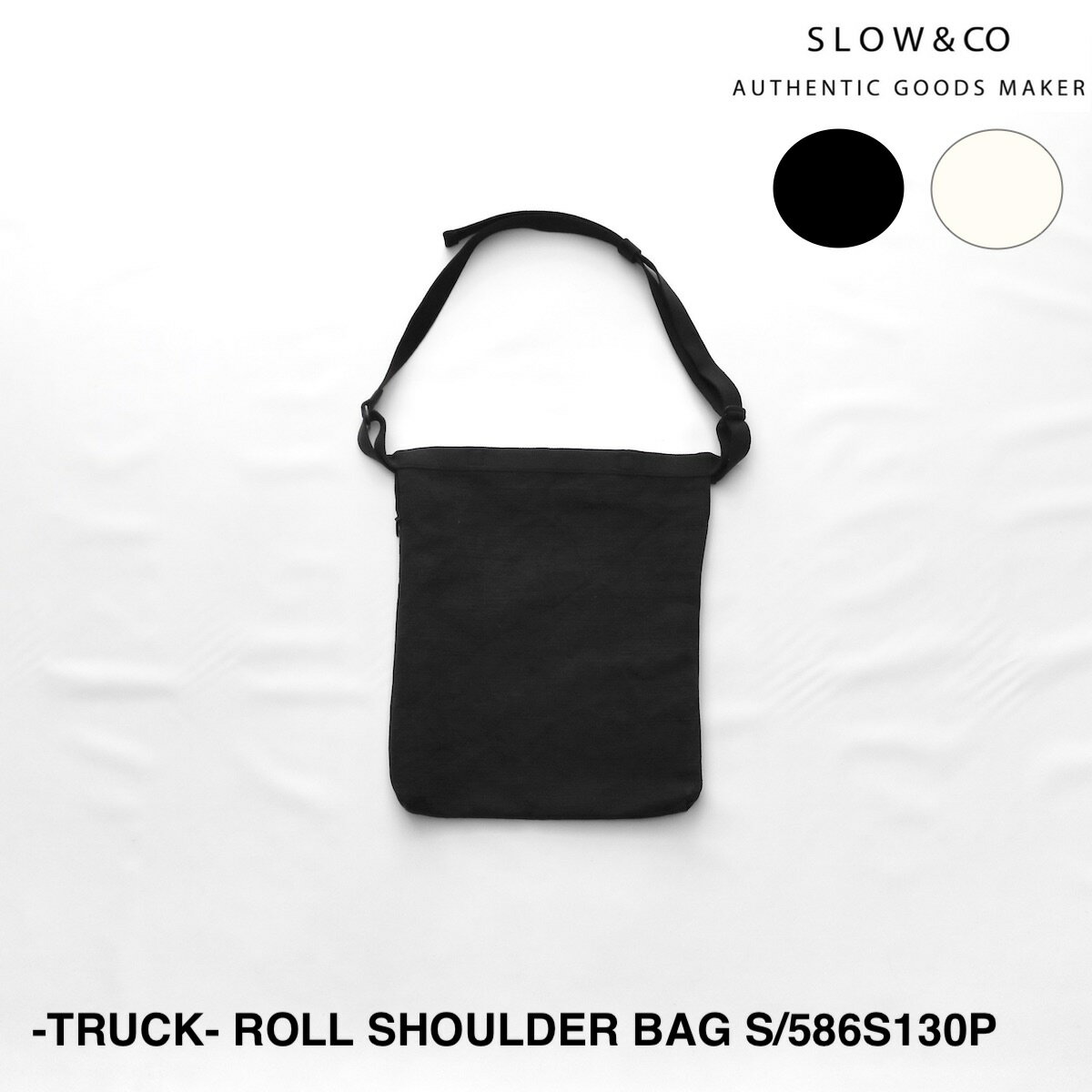 スロウ ショルダーバッグ メンズ 【SLOW】スロウ -TRUCK- ROLL SHOULDER BAG S | メンズ レディース バック バッグ ショルダー ショルダーバック ショルダーバッグ トート トートバック トートバッグ キャンバス キャンバスバック キャンバスバッグ ロールトップ ロールトップバッグ ブランド 日本製