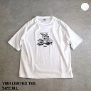  VMH LIMITED T-SHIRT | メンズ レディース Tシャツ メンズTシャツ レディースTシャツ 半袖 半袖Tシャツ カジュアル カジュアルTシャツ プリント プリントTシャツ イラスト イラストTシャツ カットソー シンプル オーバーサイズ