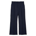 MARKAWARE マーカウェア フラットフロントフレアトラウザーズ スラックス パンツ ボトムス ブーツカット ネイビー FLAT FRONT FLARE TR..