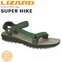 値下げ リザード LIZARD SUPER HIKE グリーン アウトドアサンダル(4)