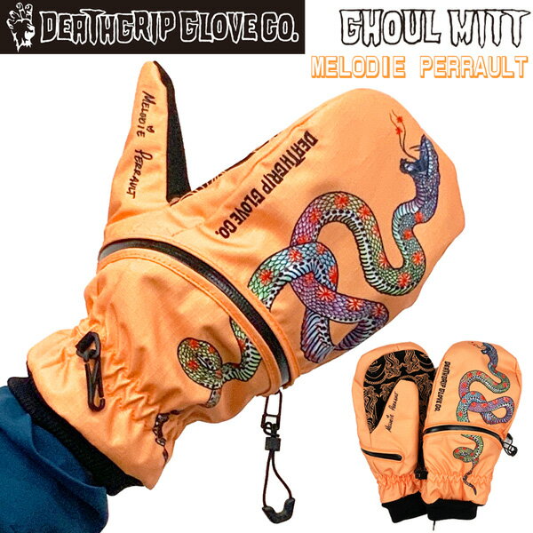 スノーボード 手袋 24-25 DEATHGRIP GLOVE デスグリップ MELODIE GHOUL MITTS メロディグールミット 24-25-GR-HOT