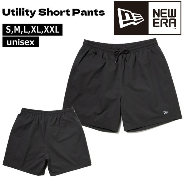 ニューエラ サーフトランクス NEWERA ユーティリティ ショートパンツ チャコール 海パン 水陸両用 ポリエステル メール便配送