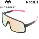 マーズクエスト モデルエス カーボンブラックxネオンローズ MARSQUEST MODEL S Carbon Black x Neon Rose 眼鏡 サングラス(4)
