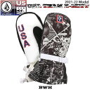 Xm[{[h O[u  21-22 VOLCOM SNOW {R USA TEAM X-MITT GbNX~bg 21-22-GR-VLC  US`[f