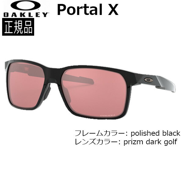 I[N[ TOX |[^X JWA OAKLEY PORTAL X t[Polished Black YPrizm Dark Golf Ki