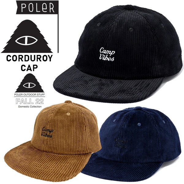 ͵ƥ ǥ 22-23 POLER ݡ顼 CORDUROY CAP ǥå  ȥ եå