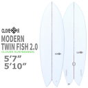 T[tB T[t{[h CLOVER N[o[ SURFBOARDS MODERN TWIN FISH 2.0 FUTURESvO tBt f/EPS Ҍ cCtB