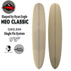 サーフボード サンダーボルト ロングボード THUNDERBOLT NEO CLASSIC 9’5” CONSTRACTION/SILVER SINGLE BOX CJ NELSON RYAN ENGLE シェイプデザイン CJネルソン ネオクラシック