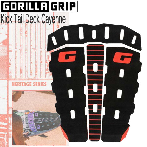 デッキパッド サーフィン GORILLA GRIP ゴリラグリップ Kick Cayenne TAIL